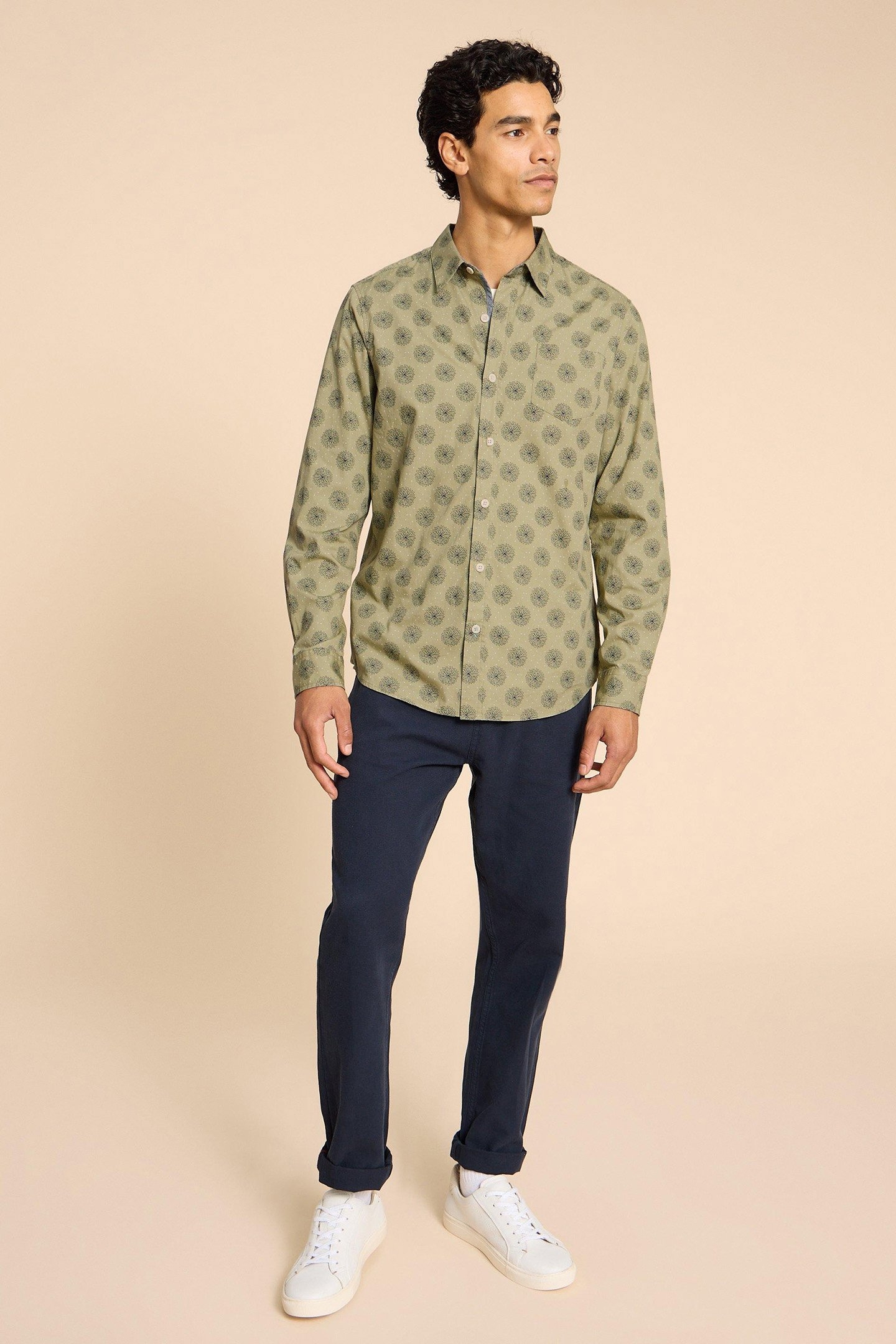 DAISY FLORAL PRINTED SHIRT GREEN PRINT 3