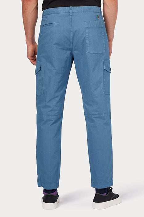 MENS SKATER TROUSER ZEBRA EMB GREYISH BLUE 2