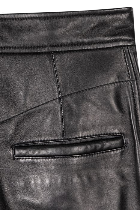WOMENS TROUSERS LEATHER BLACK 7