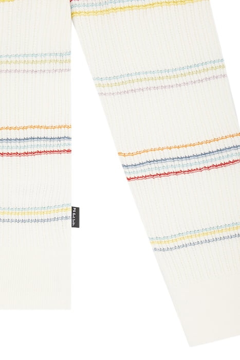 MENS SWEATER CREW NECK OFF WHITE 3