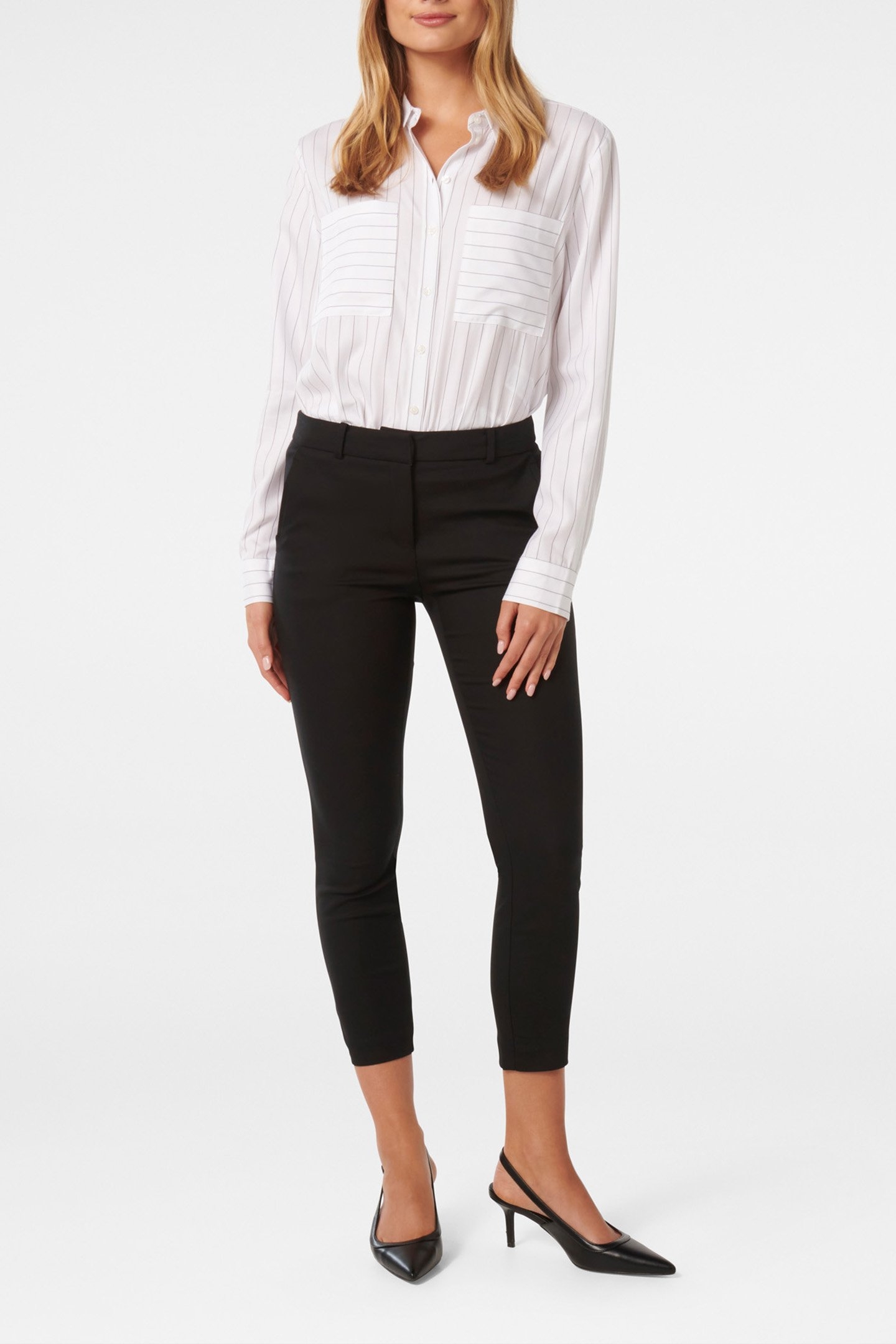 GRACE 7/8TH SLIM PANTS BLACK 3