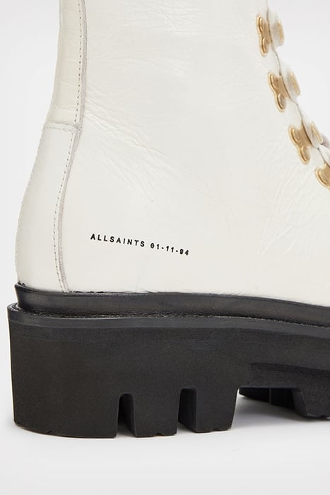 WANDA GLOSS BOOT WHITE 6