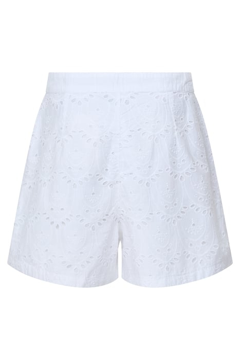 BRODERIE SHORTS LINEN WHITE/MULTI 2