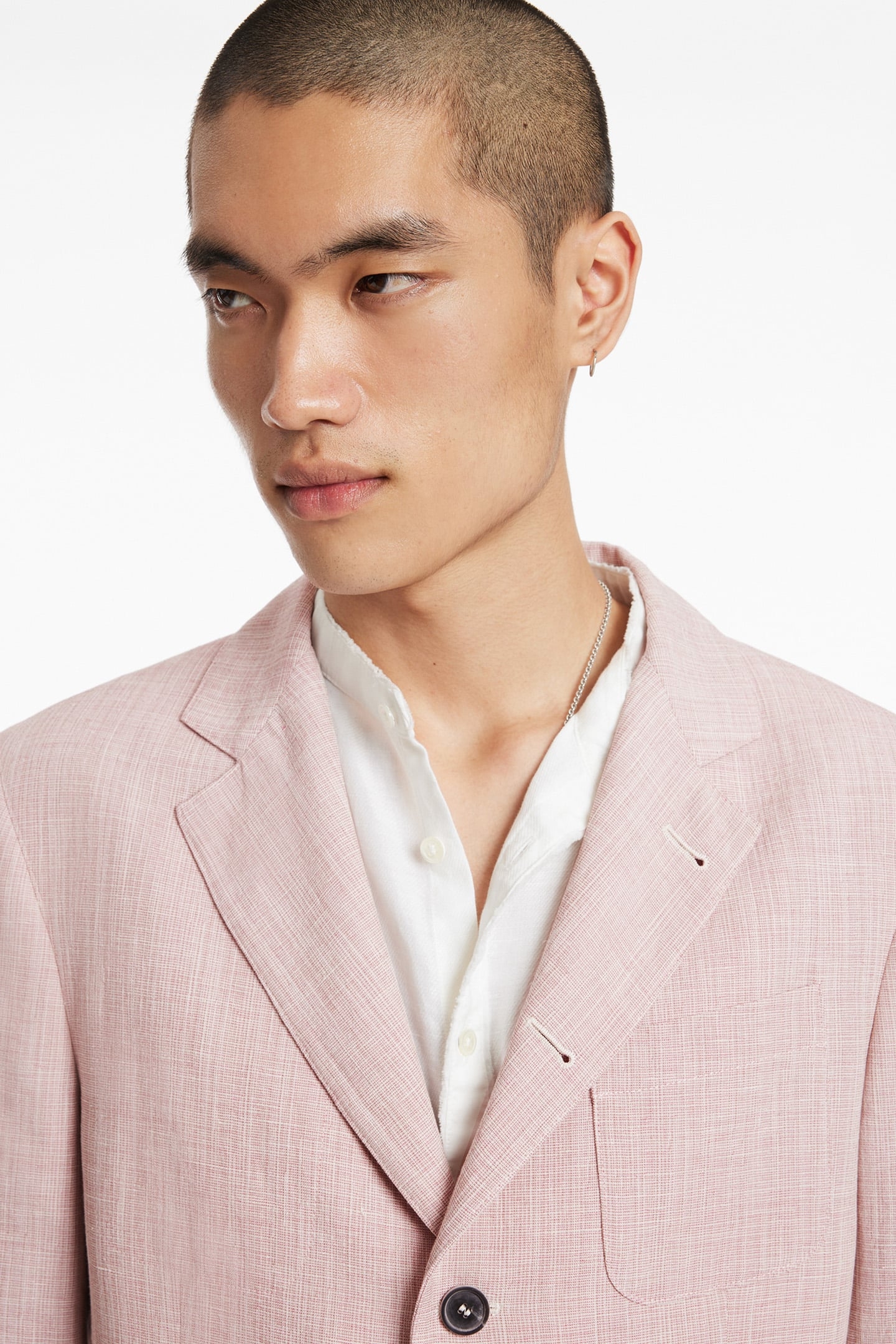 NOTCH LAPEL MULTI PATCH JACKET WORN MAUVE 3