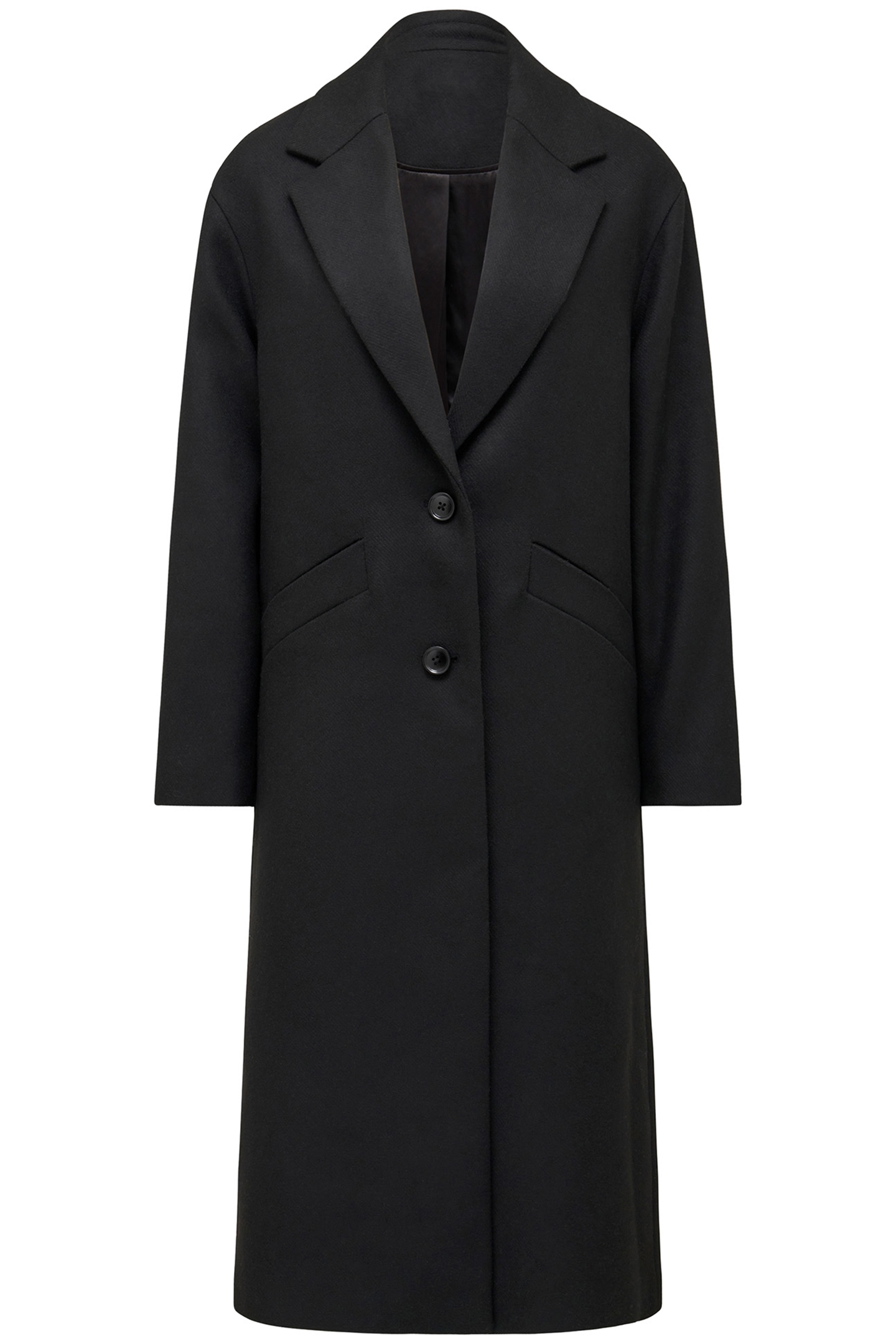 JACKIE DROP SHOULDER COAT BLACK 3