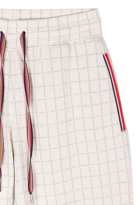 WOMEN PANT JACQD CHCK OFF WHITE 5