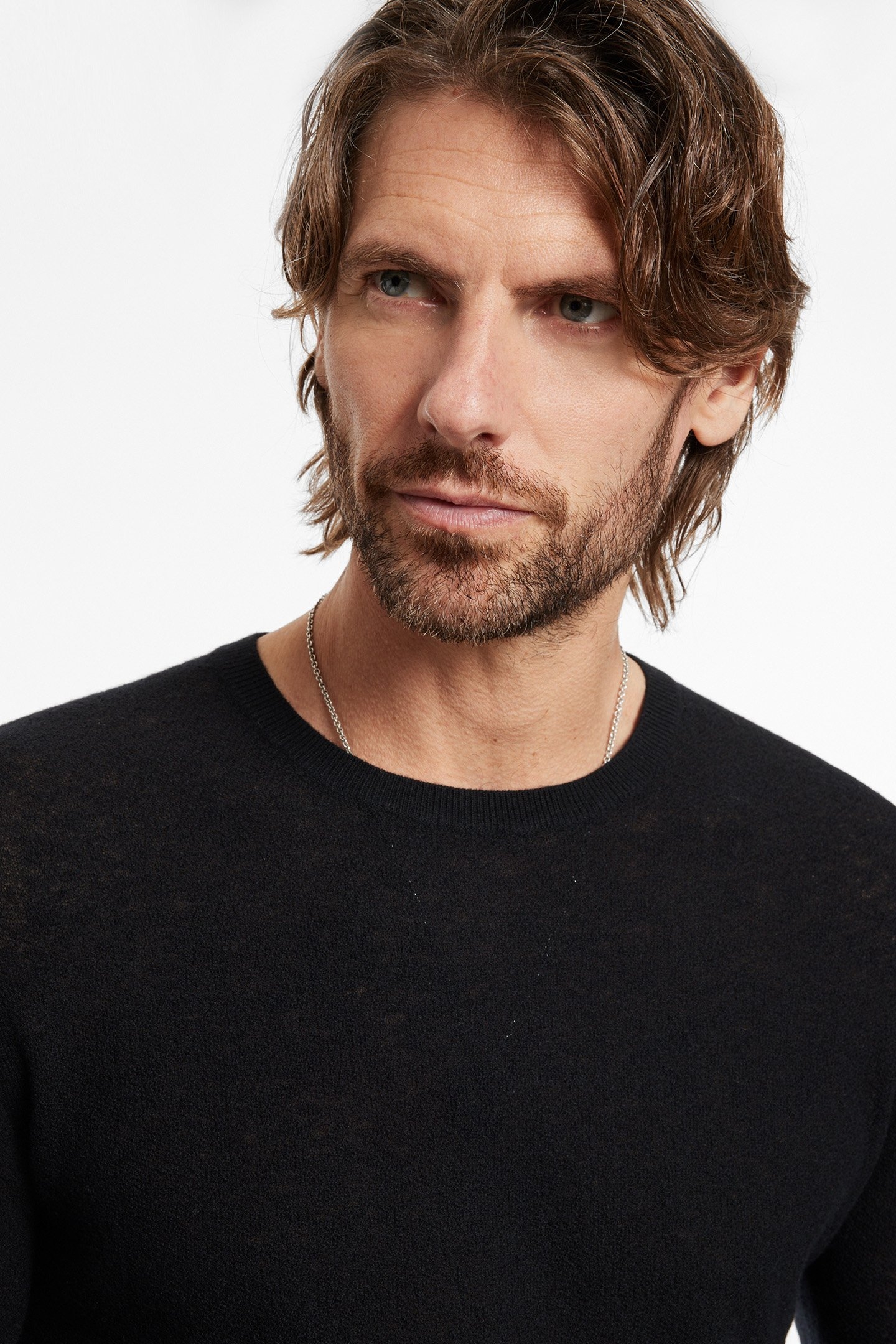 ALESSIO REGULAR FIT CREWNECK BLACK 3