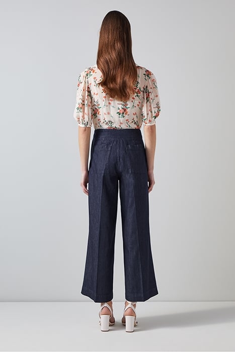 NUR CROP STRAIGHT JEANS INDIGO 2