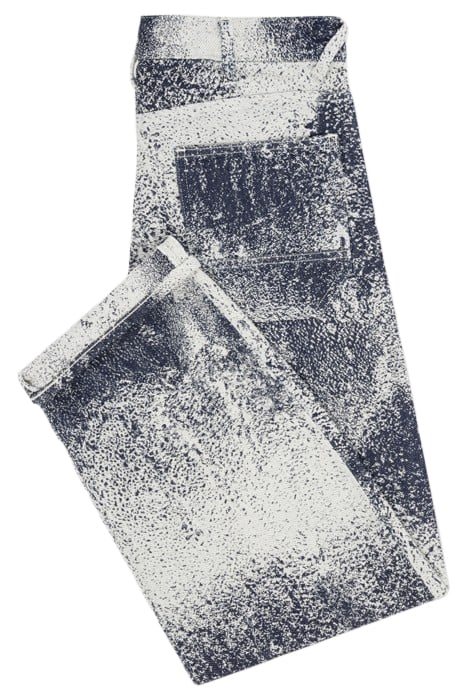 MENS TAPERED LEG JEANS INKY BLUE 5