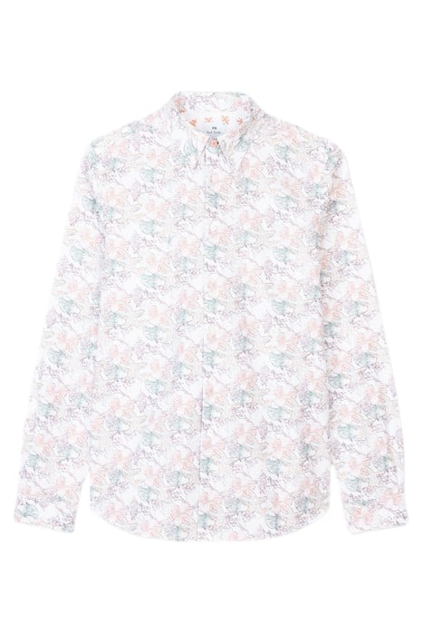 MENS LS TAILORED FIT SHIRT WHITE 1