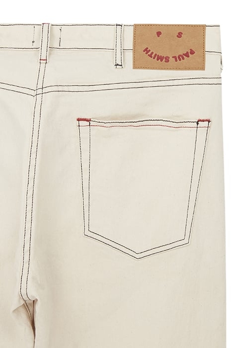 MENS TAPERED FIT JEAN OFF WHITE 4