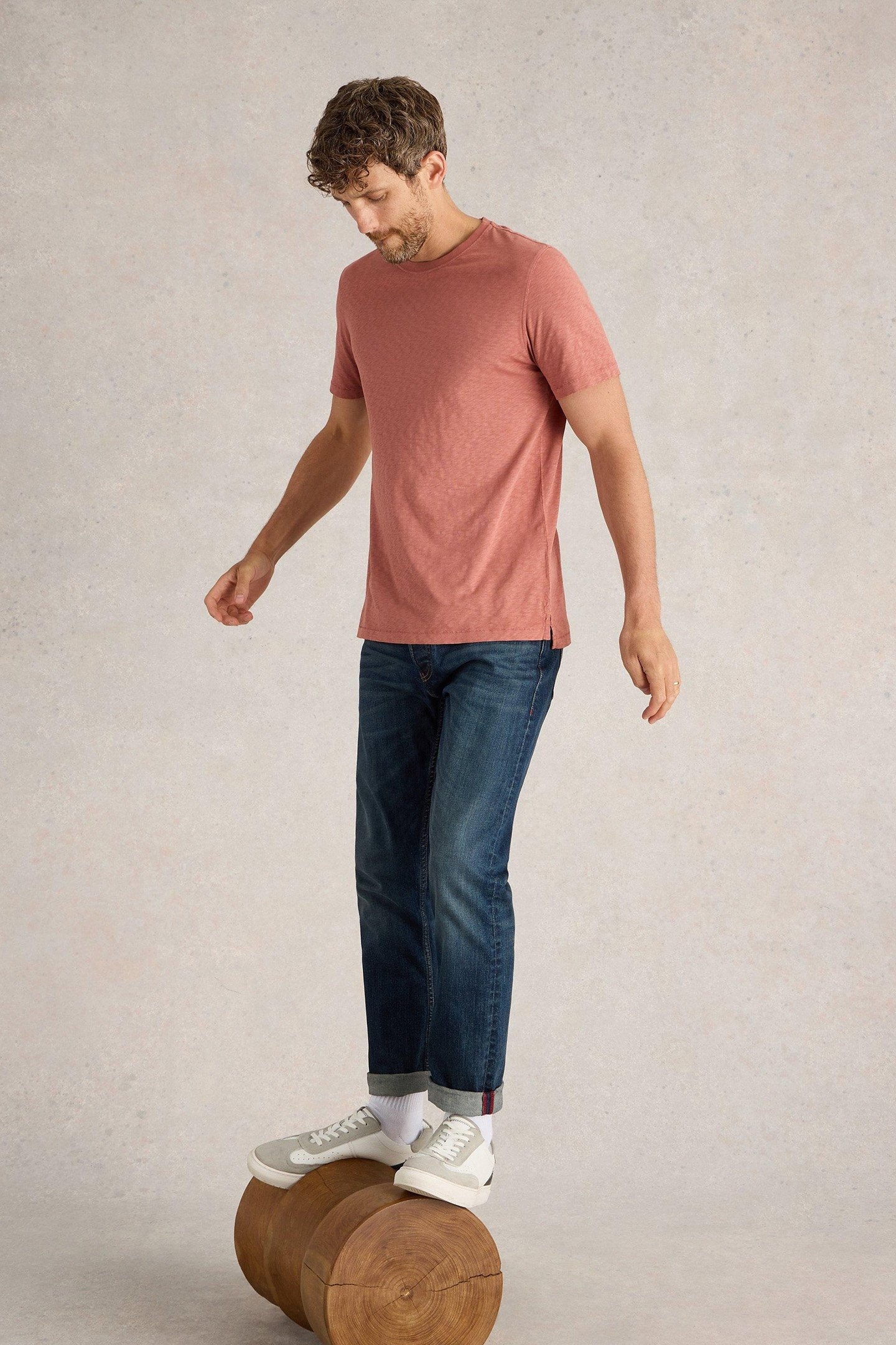 ABERSOCH SHORT SLEEVE TEE MID PINK 4