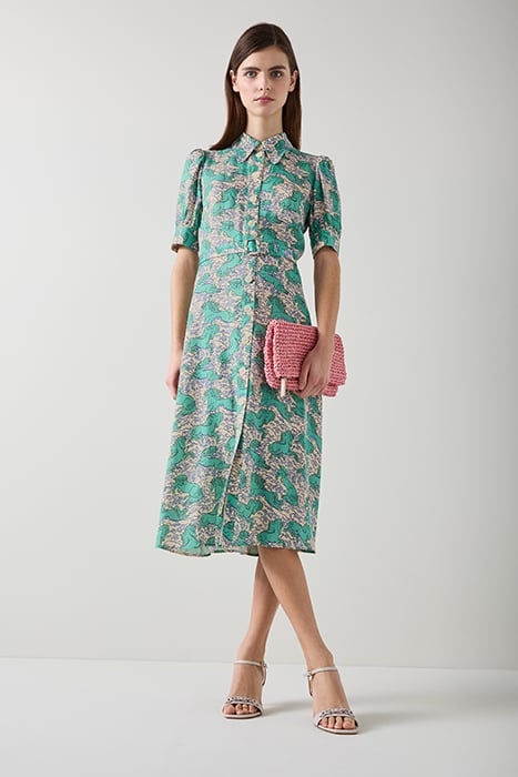 VALERIE SHIRT SHIRT DRESS NATURAL/ECRU 1