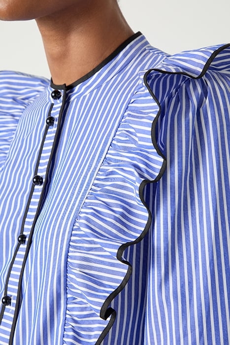 LUCAN STRIPED BLOUS BLUE/WHITE 7