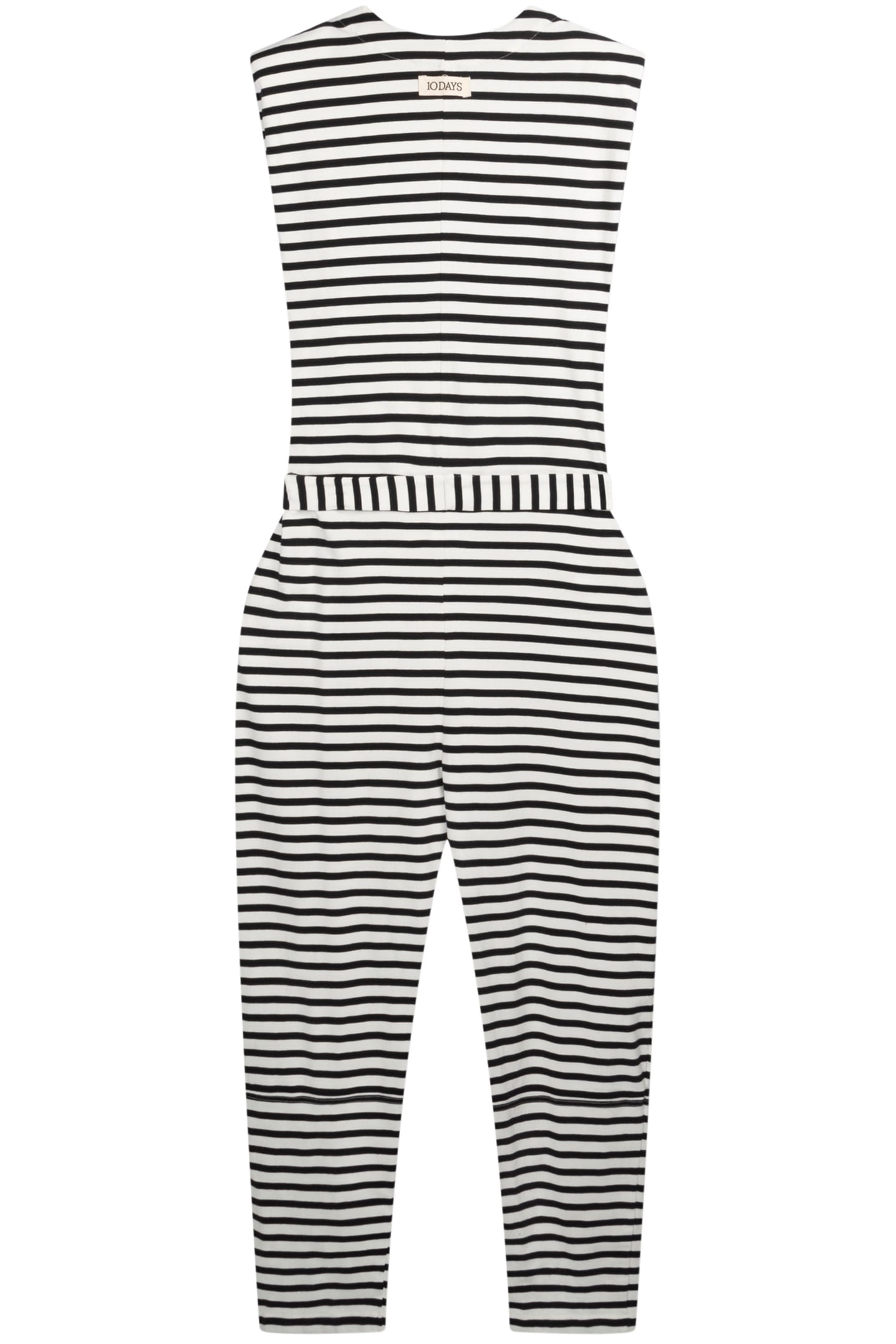 PROUD JUMPSUIT STRIPES ECRU/BLACK 4