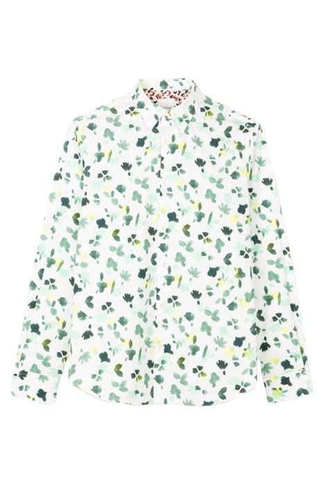 MENS S/C SLIM FIT SHIRT LIME GREEN 3