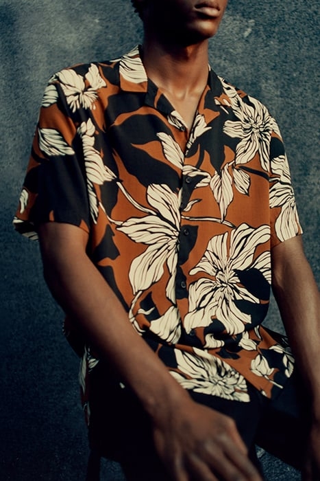 AMBER LENZING™ ECOVERO™ XL FLORAL REGULAR SHIRT 8