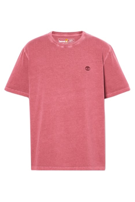 DUNSTAN RIVER GARMENT DYE SHORT SLEEVE TEE DARK RED 4