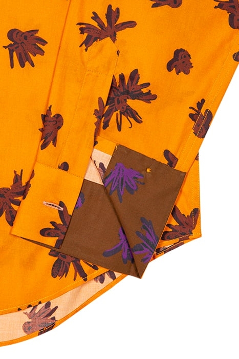 MENS S/C TAILORED FIT SHIRT ORANGE 3