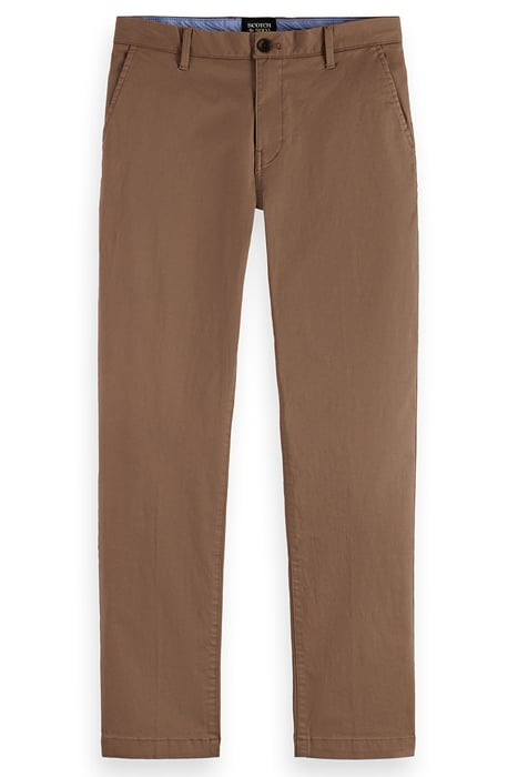 FLAT FRONT CHINO MEDIUM BROWN 1