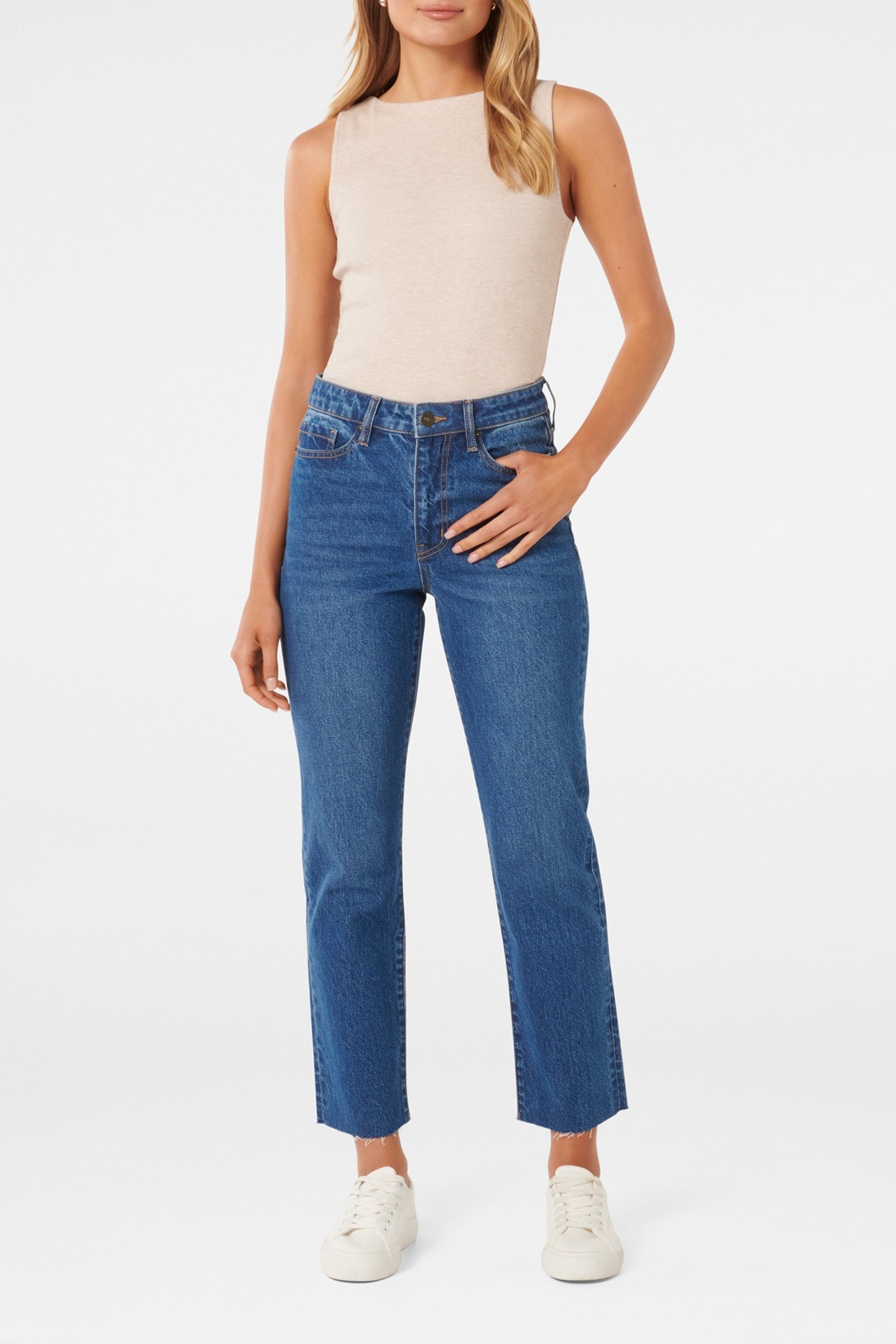 ALYSSA HOURGLASS SLIM JEANS BRIGHT WASH 3