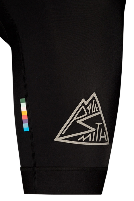 MENS CYCLE BIBSHORT ARTIST STRIPE BLACK 6