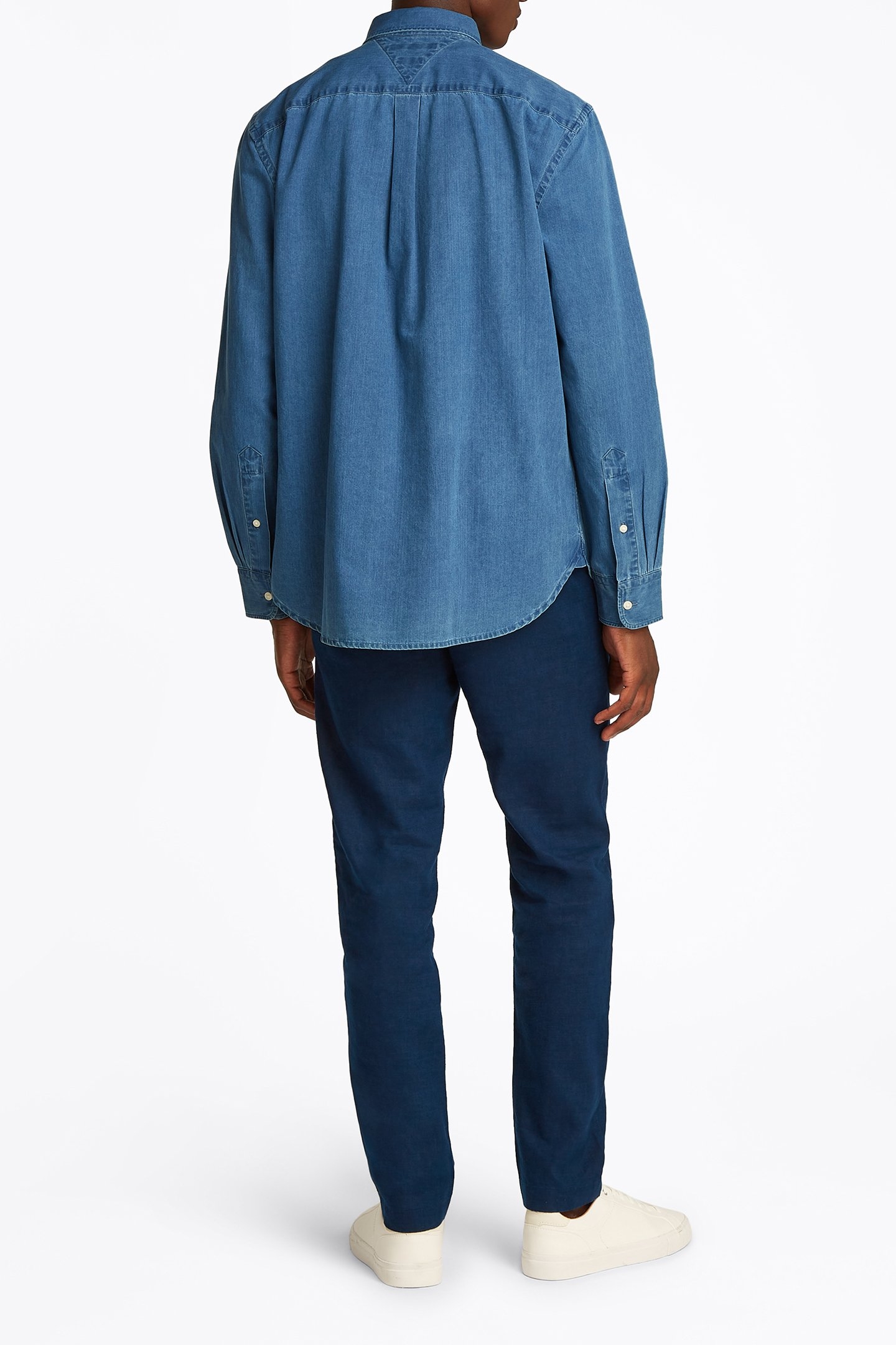 REGULAR FIT LONG SLEEVE BUTTON DOWN SHIRT LIGHT BLUE 3