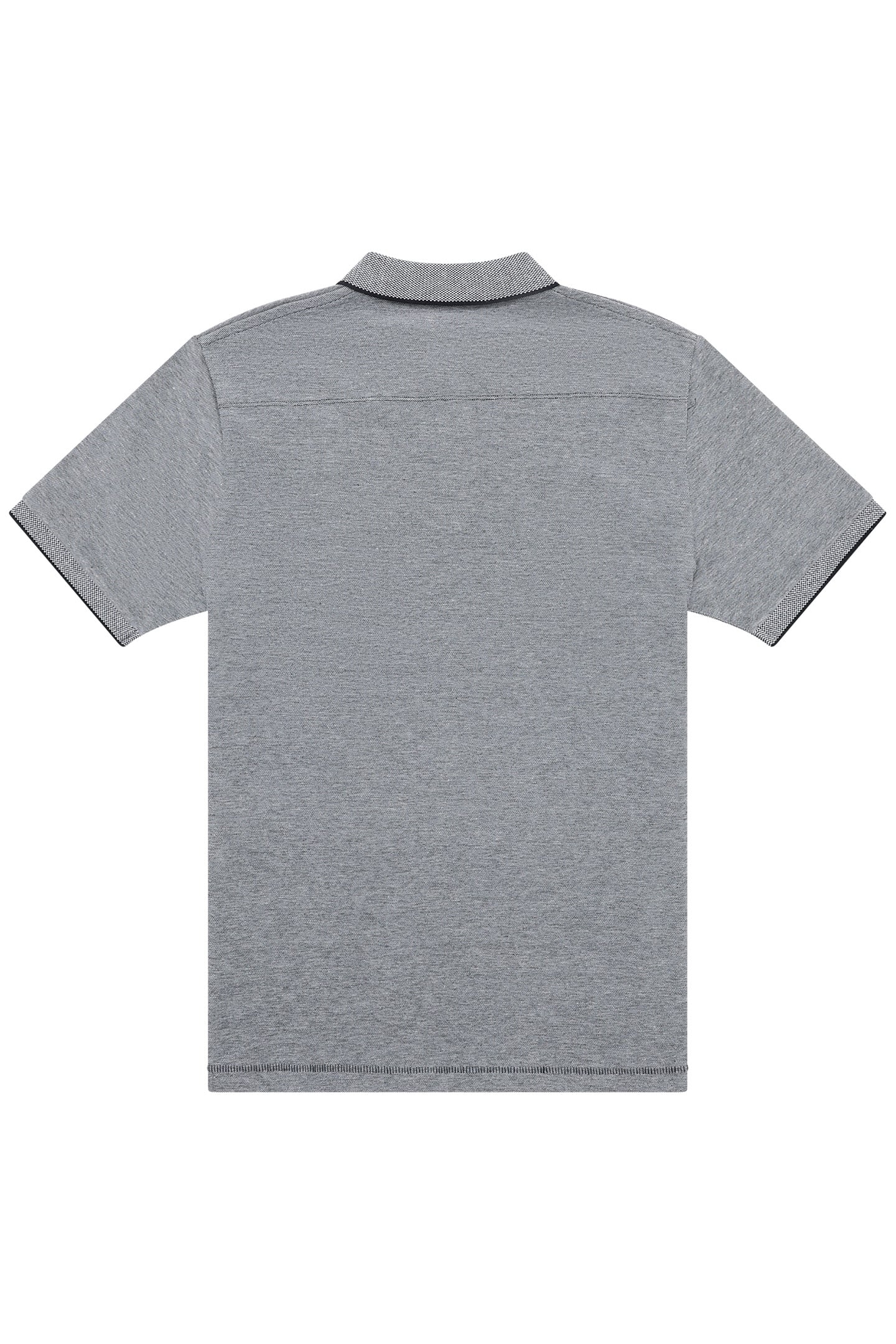 BIRDSEYE TIPPED POLO MARINE/MARINE 2