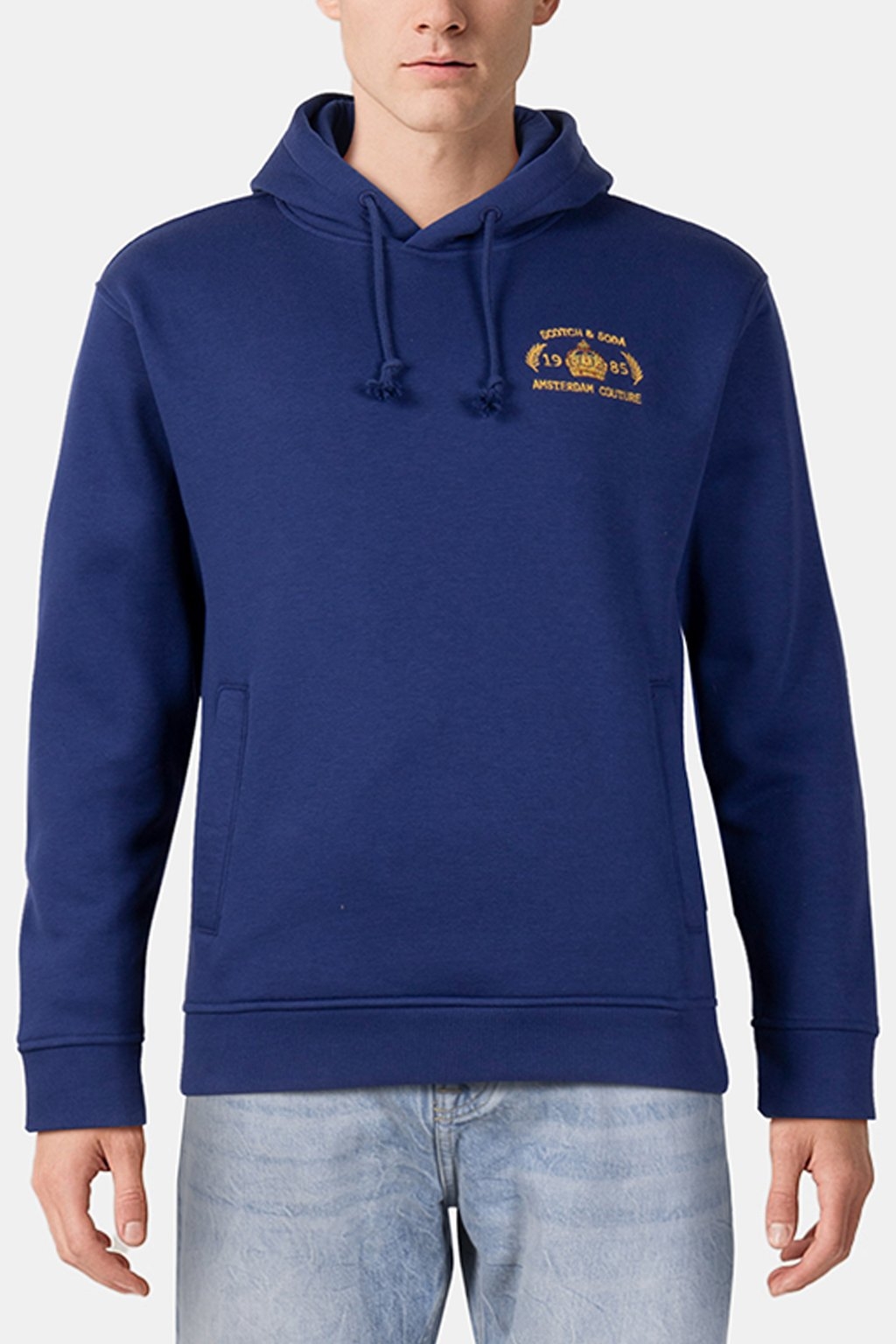 RELAXED FIT GRAPHIC FLEECE HOODIE EVENING SKIES 1