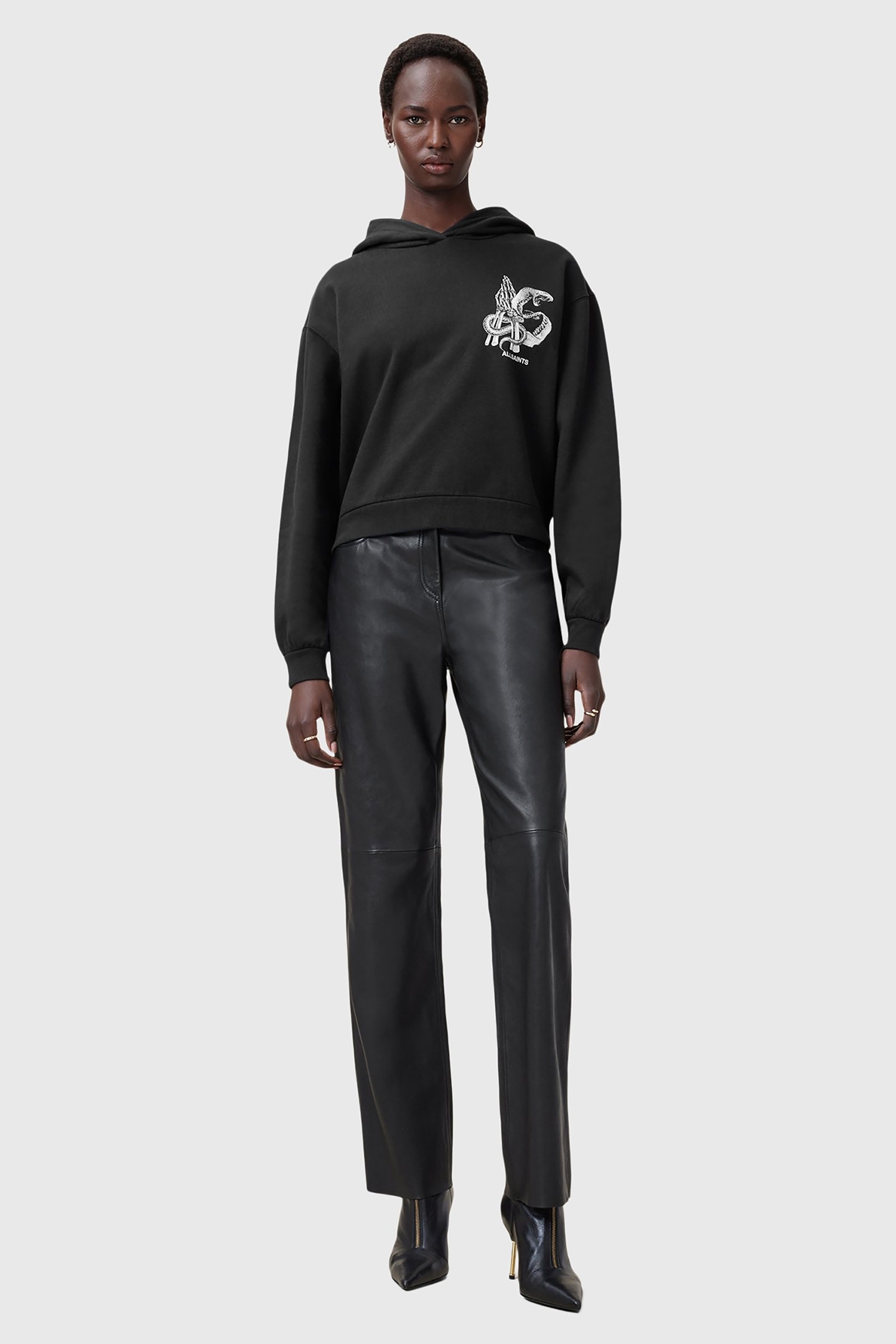 PIPPA ASP HOODY WASHED BLACK 3