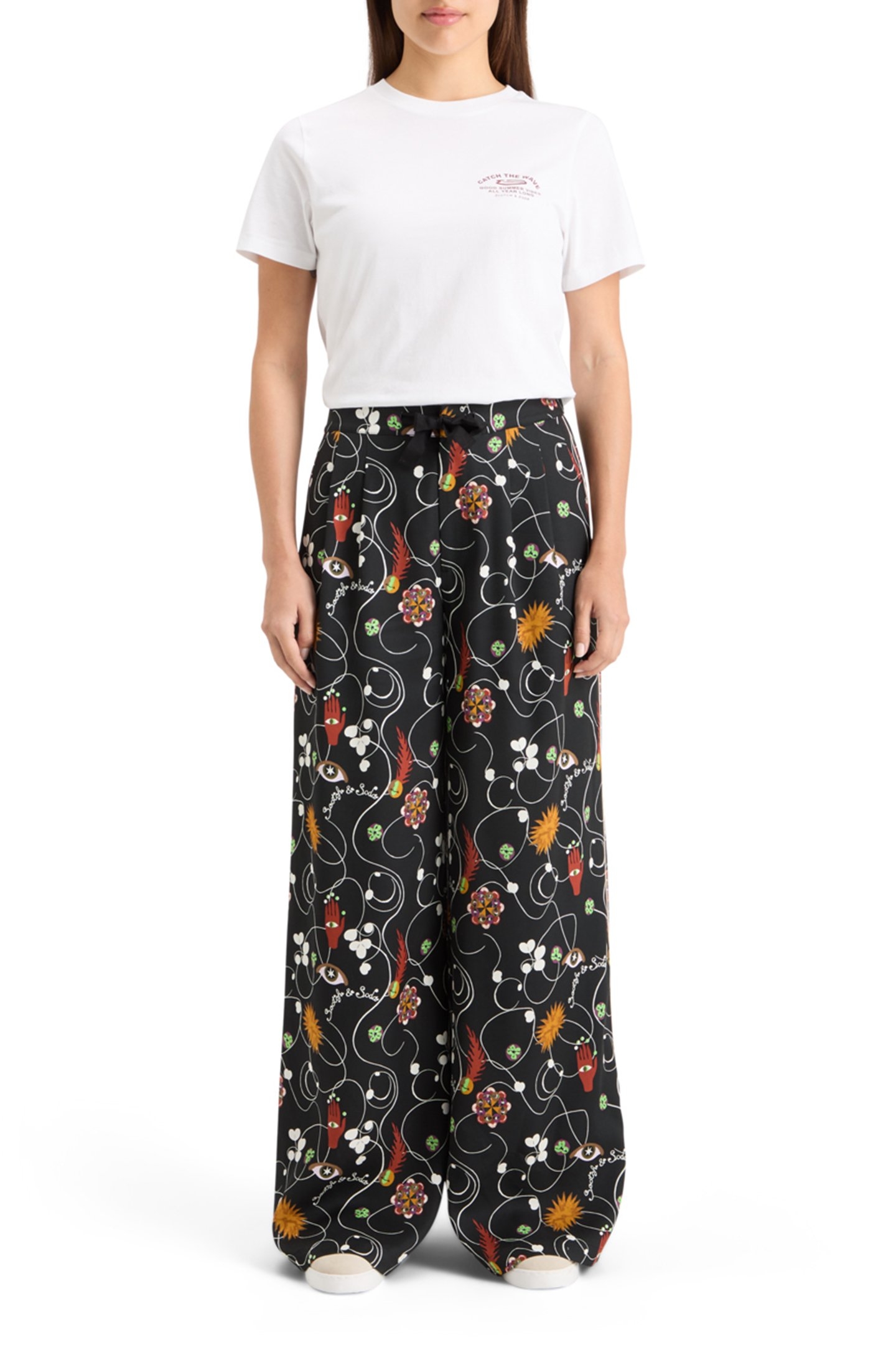 ELENI WIDE LEG PYJAMA PANT FREE MIND 3