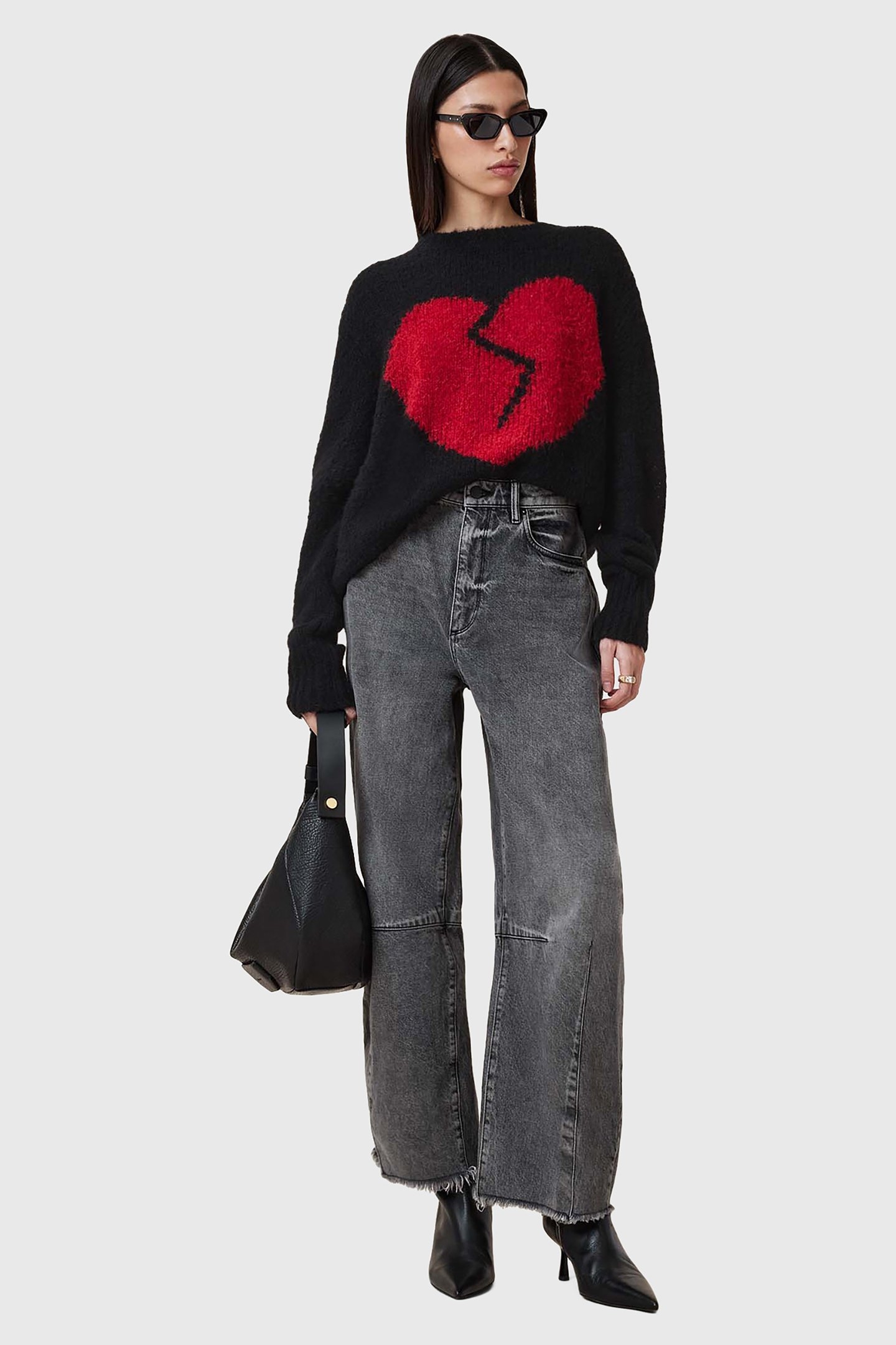 LUVHEART CREW BLACK/RED 5