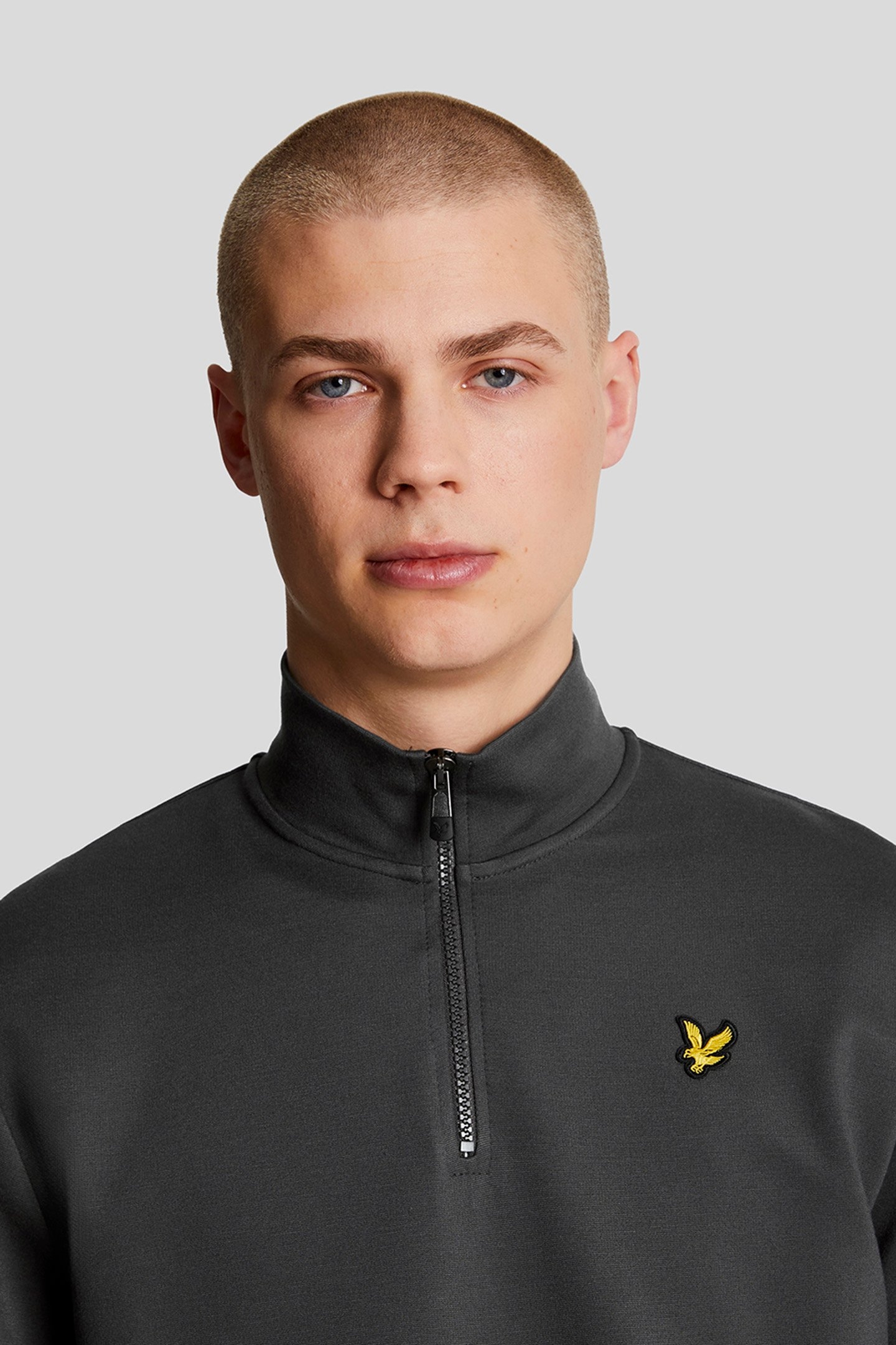 FLY FLEECE QUARTER ZIP GRAPHITE 5
