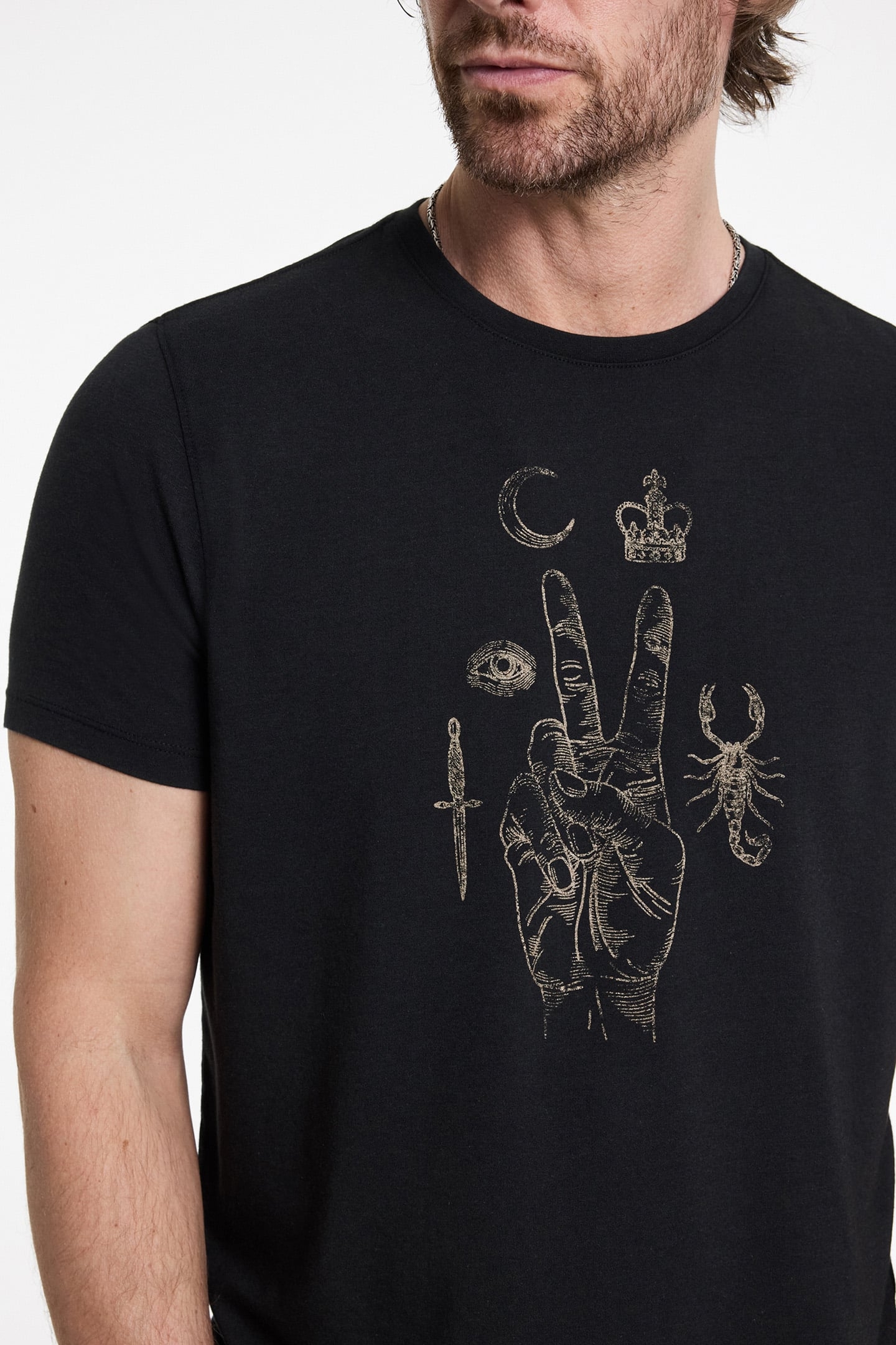 SS CREW TEE - ELEMENTS P BLACK 3