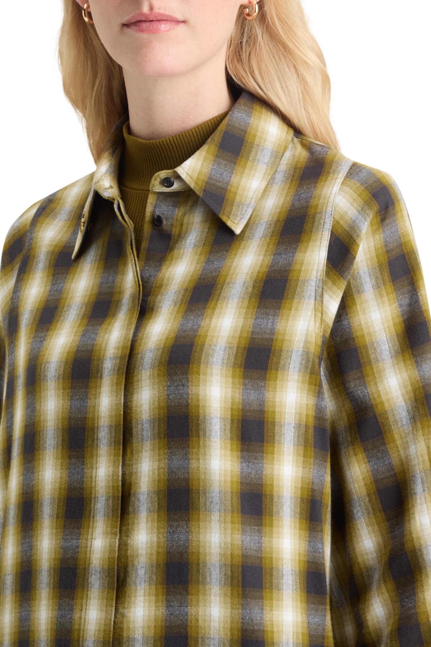 FLANNEL SHIRT OLIVE CHECK 7