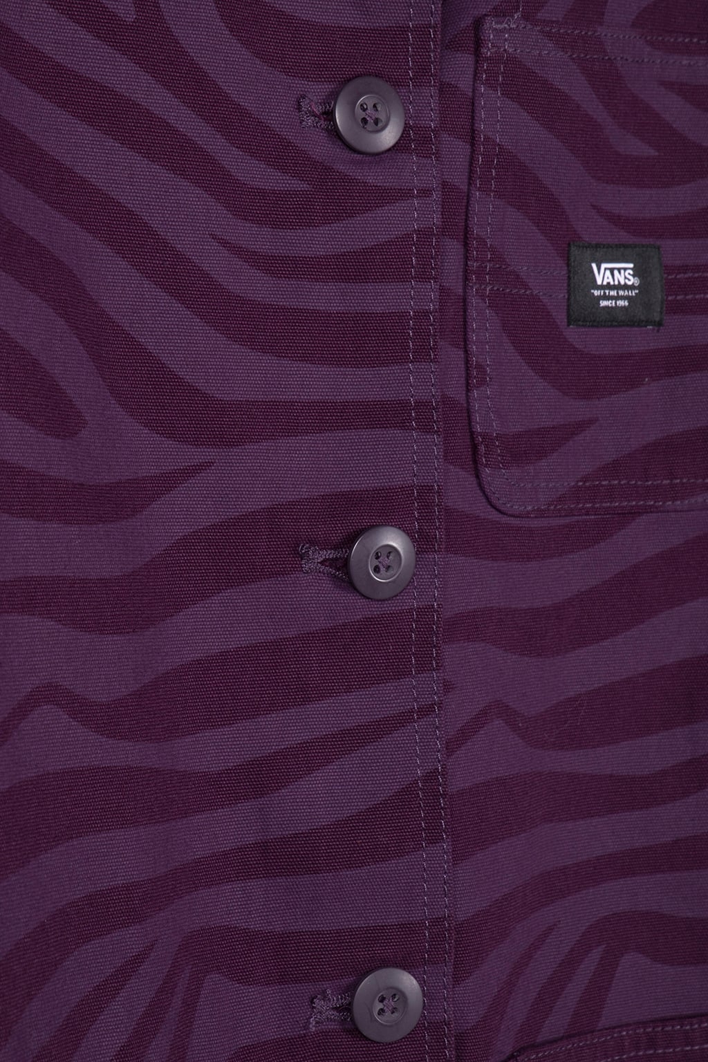 DRILL II CHORE PRINT JACKET BLACKBERRY WINE 5