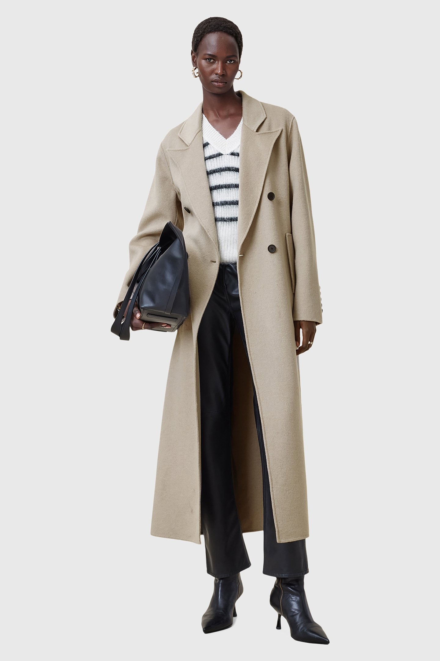 PHEEBEE COAT TRENCH COAT BROWN 4