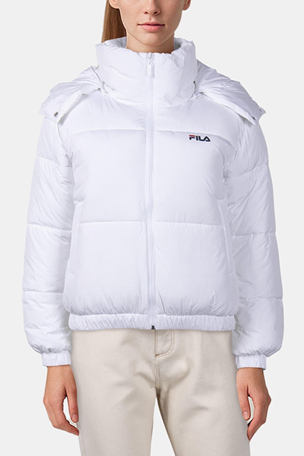 BUCHEN CROPPED PUFFER JACKET BRIGHT WHITE 1