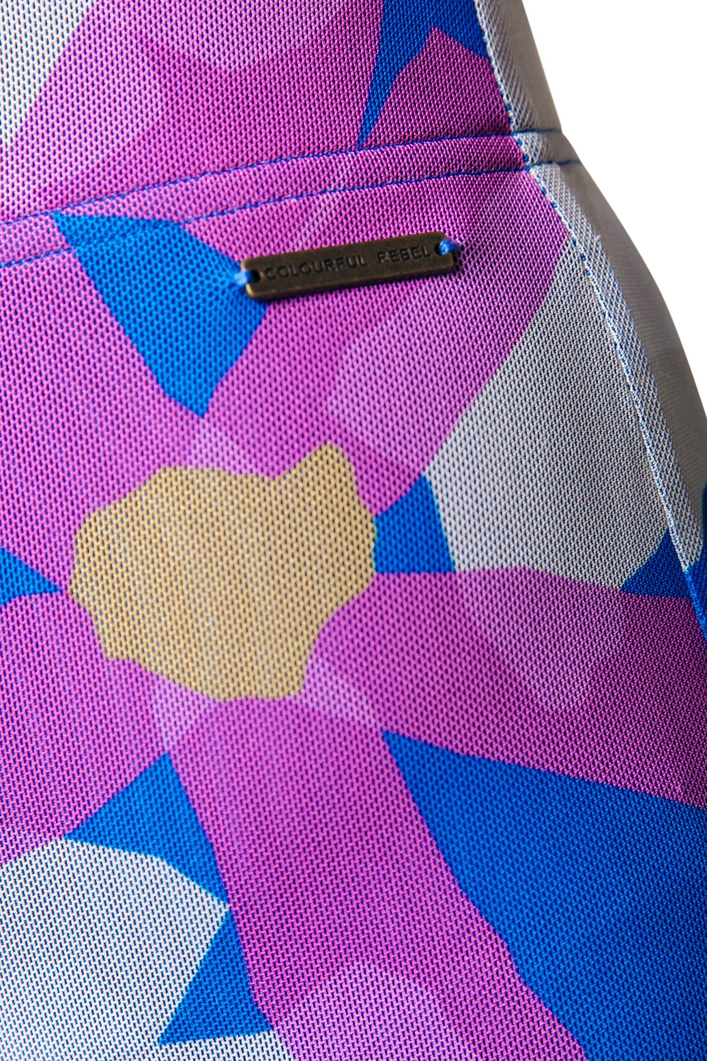 BIG FLOWER MESH EXTRA FLARE PANTS MULTICOLOR 4