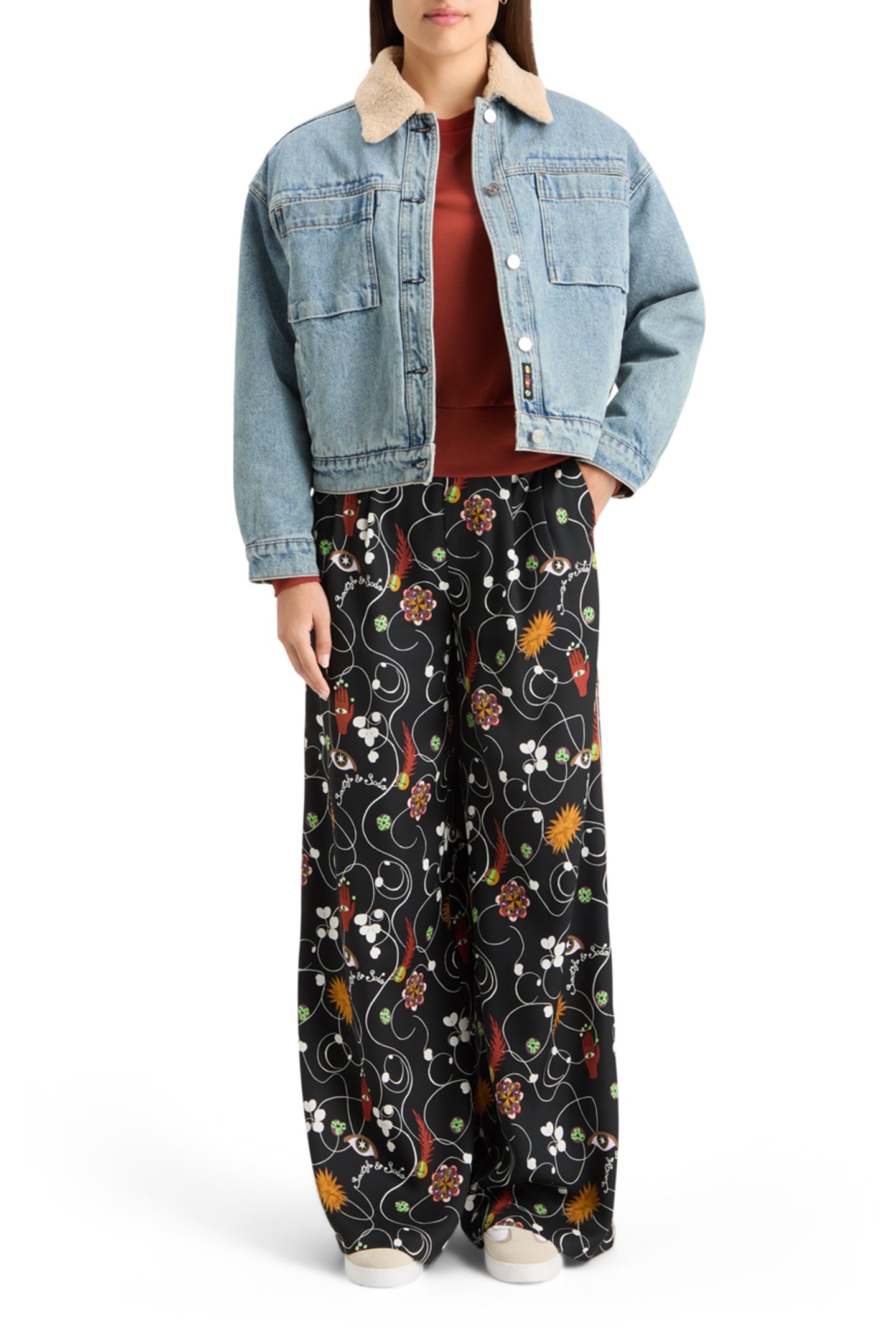 ELENI WIDE LEG PYJAMA PANT FREE MIND 6