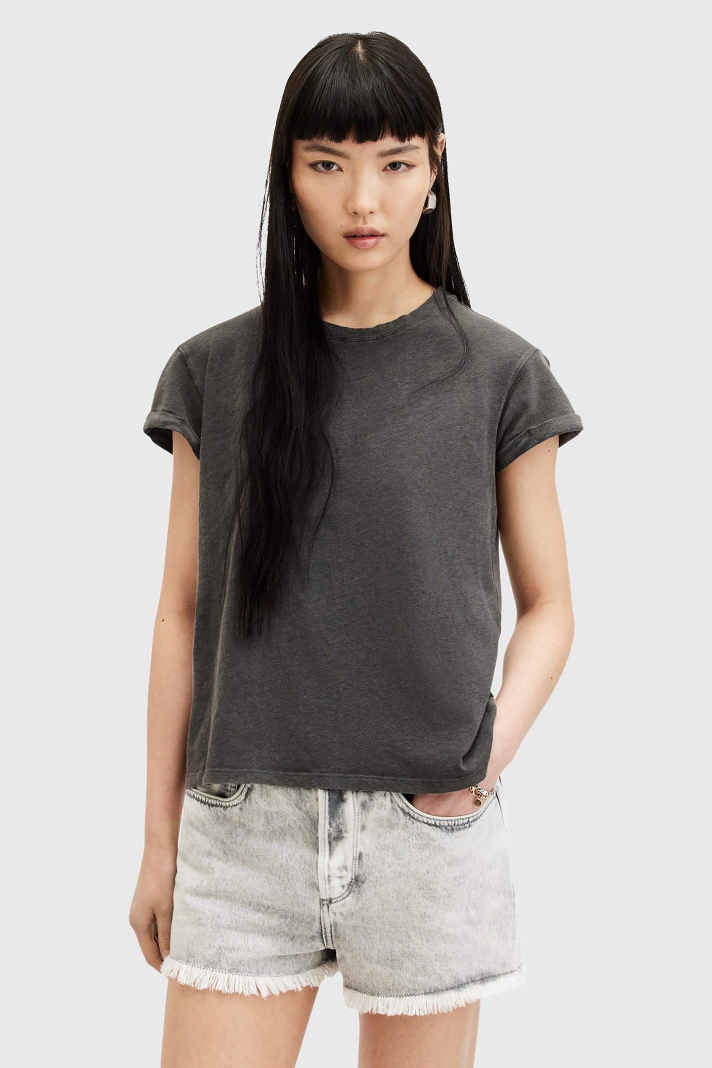 ANNA TEE ACID WASHED BLACK 6