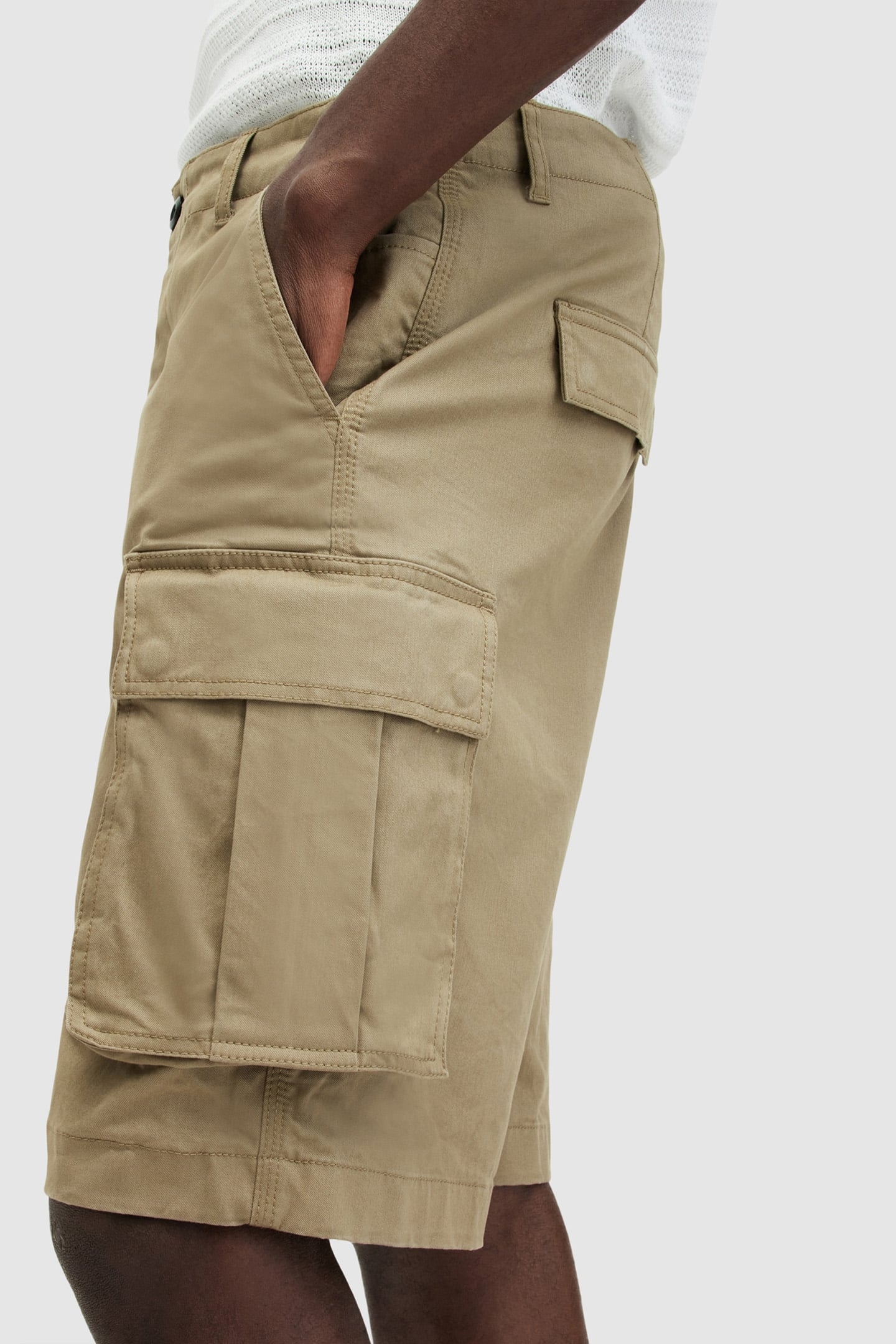 SLANE SHORT FADED KHAKI GREEN 5