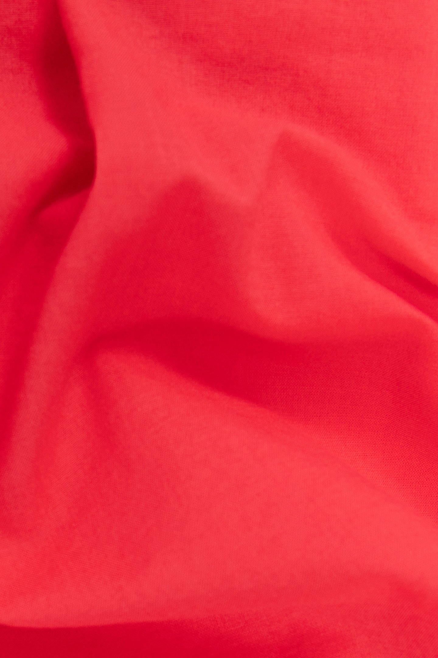 RED ORGANIC COTTON VOILE SLIM SHIRT 5