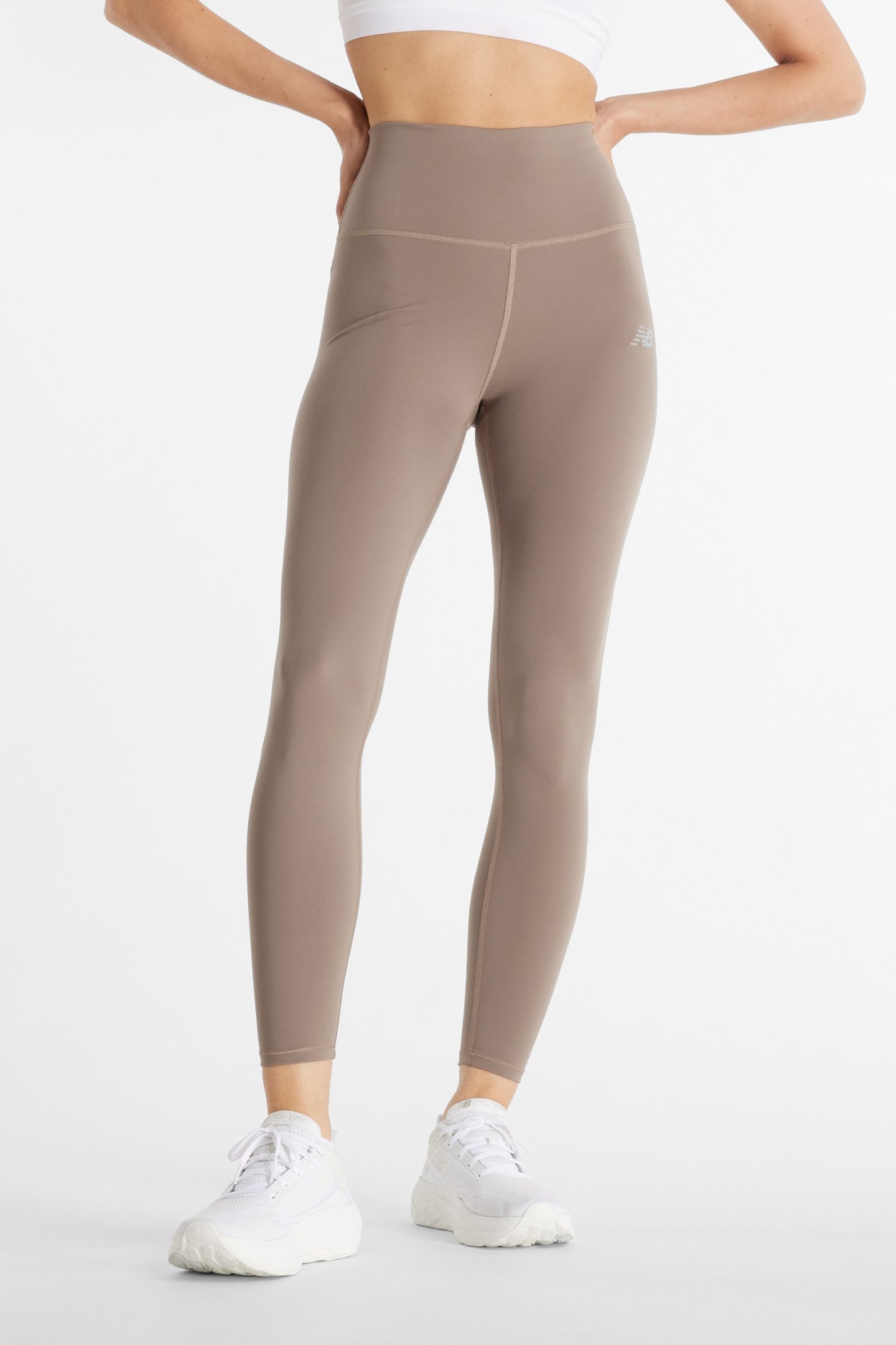 HIGH RISE LEGGINGS IN 25" LEG IN MUSHROOM 1