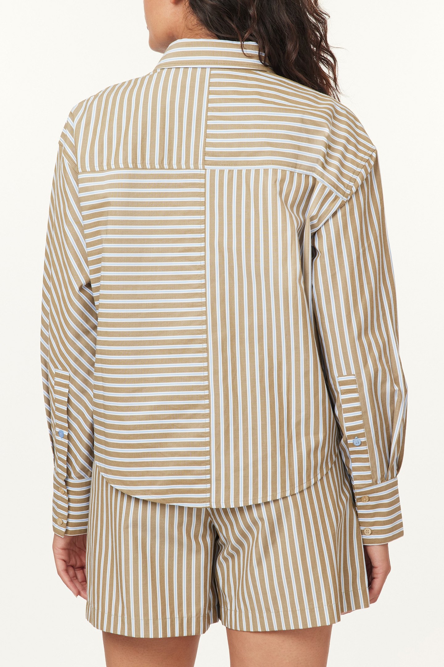 CROPPED BOYFRIEND SHIRT MARTINI OLIVE 2