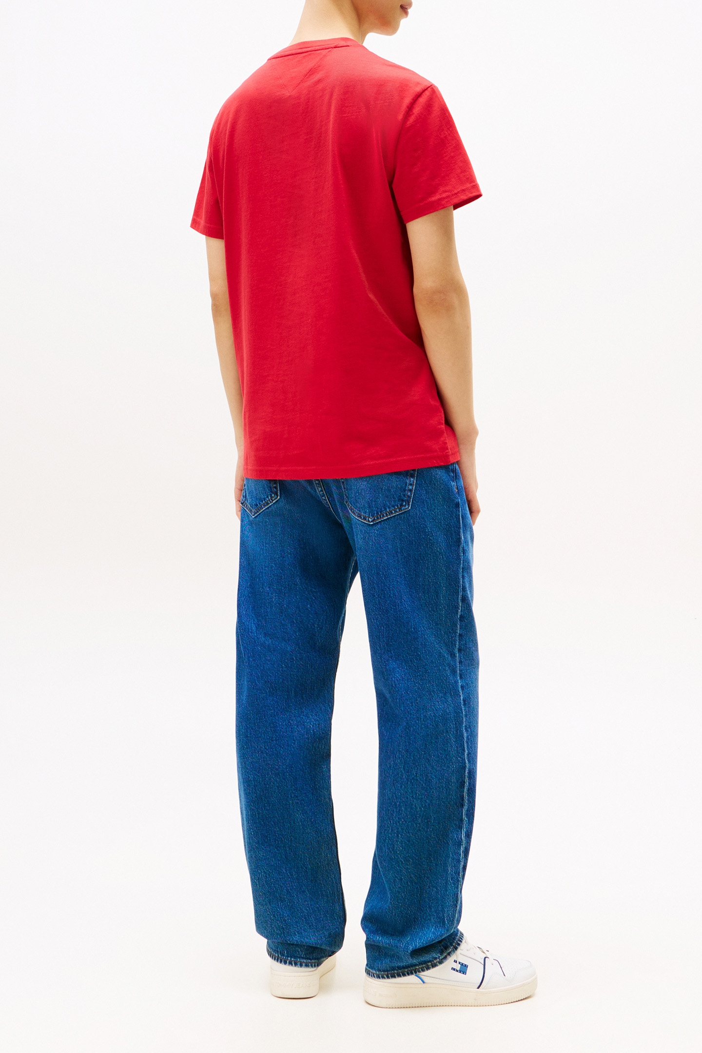 TJM FLAG LINEAR REGULAR FIT TSHIRT, SAPPHIRE RED 3