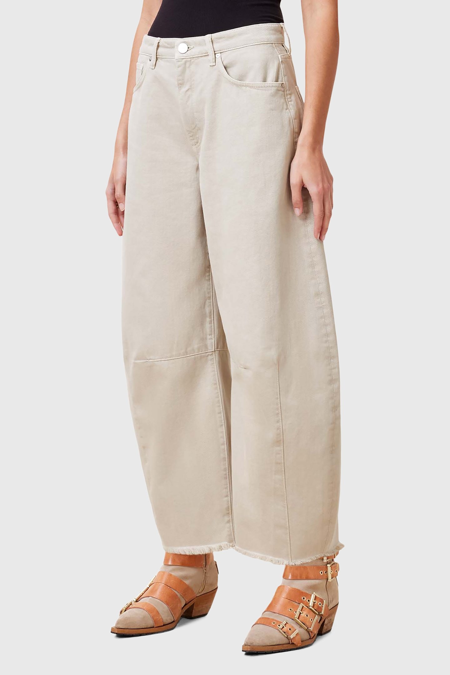 JETT BARREL JEAN CREAM WHITE 1