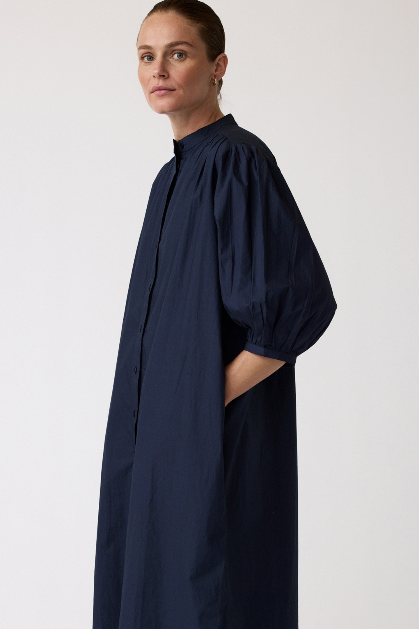 CAMELLIA DRESS NAVY 5