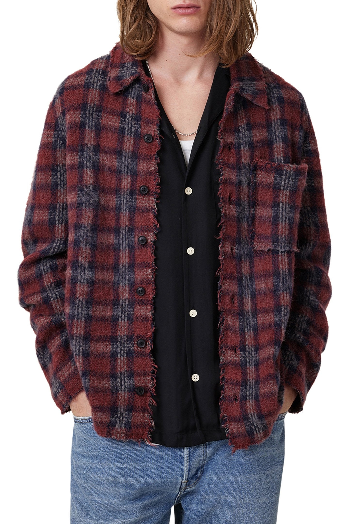 AUSTIN CARDIGAN DARK BRICK RED 5