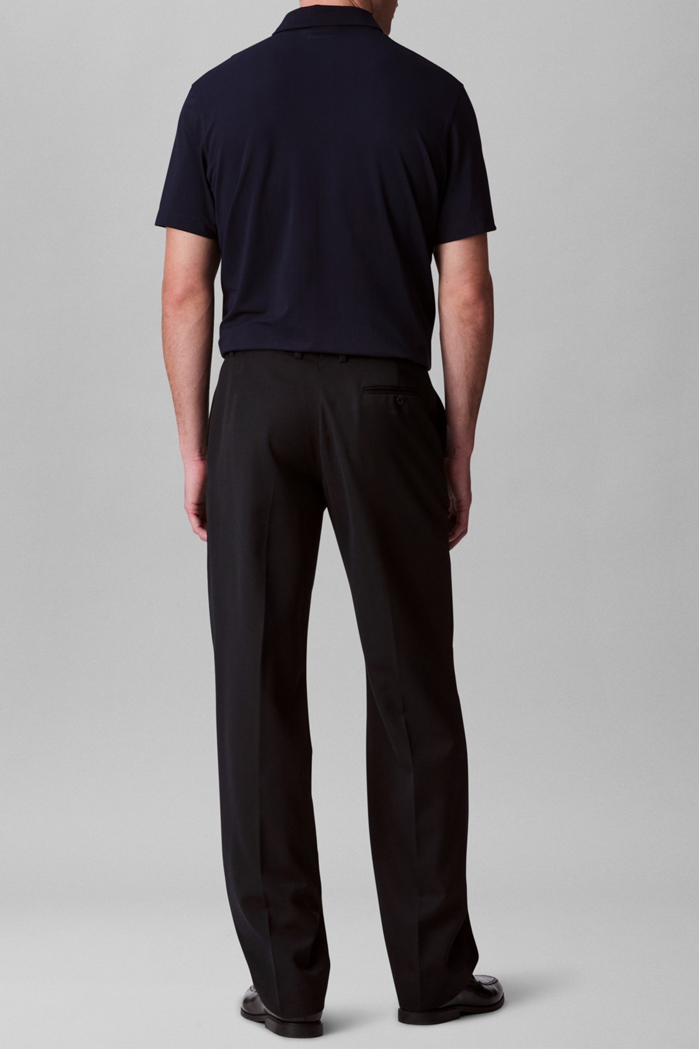 RELAXED FIT SHORT SLEEVE STRIPE POLO DARK SAPPHIRE 3